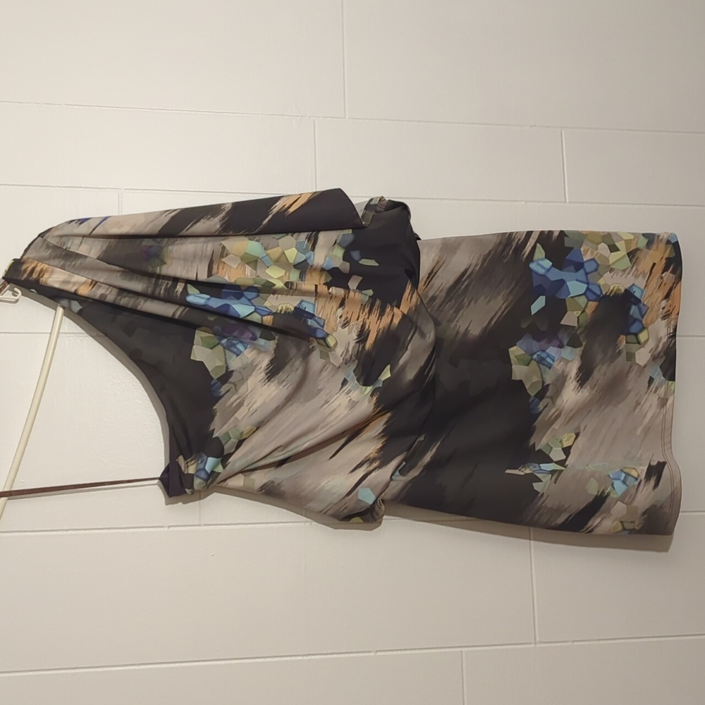 Vintage Jessica Simpson one-shoulder dress